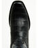 Image #6 - El Dorado Men's Nile Exotic Crocodile Western Boots - Square Toe, Black, hi-res