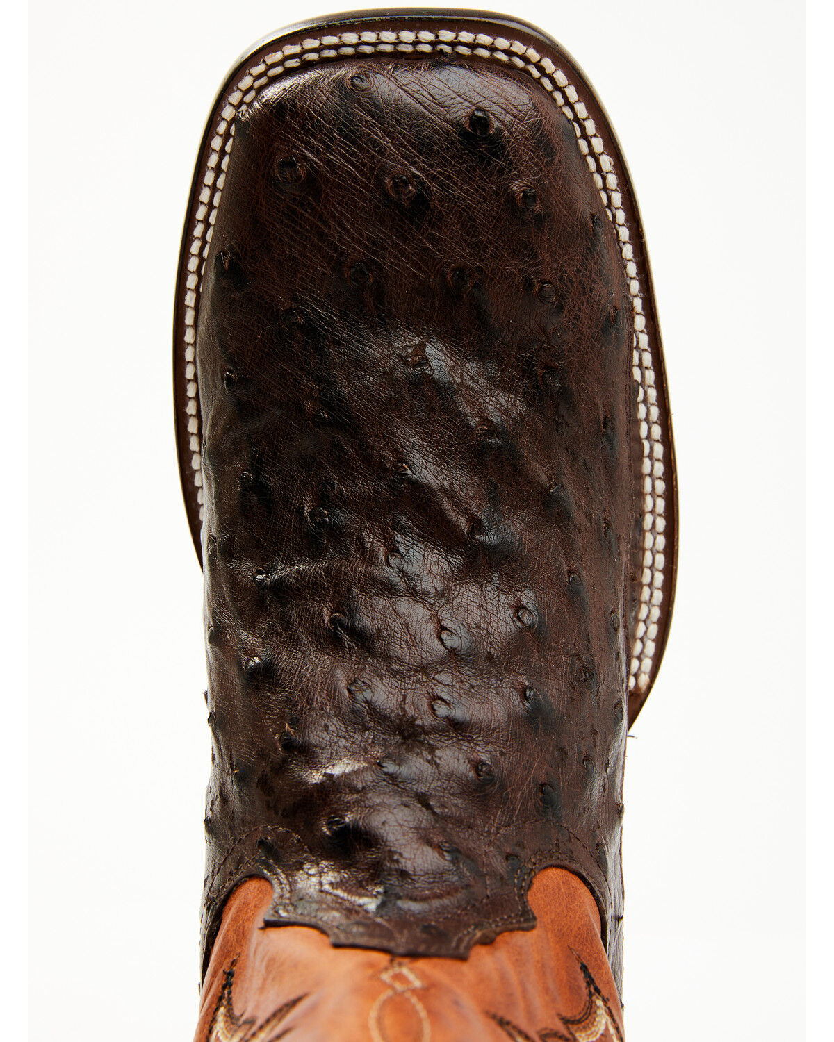 Image #6 - Cody James Men's Sienna Genuine Ostrich Exotic Western Boots - Broad Square Toe, , hi-res