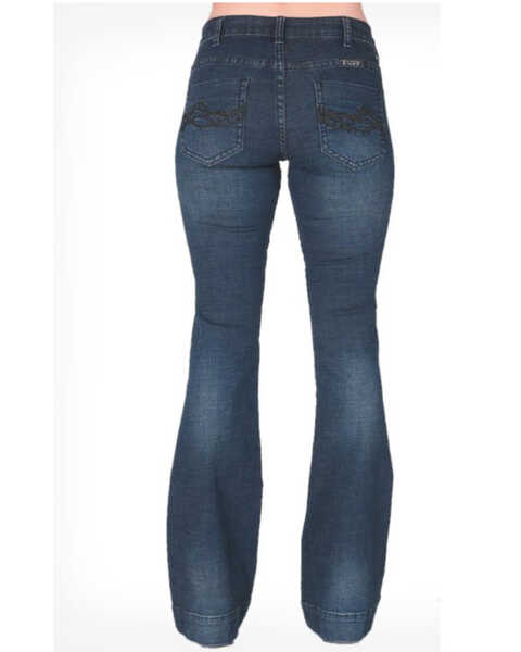 Image #2 - Cowgirl Tuff Women's DFMI Sport Bootcut Jeans , Blue, hi-res