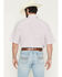 Image #4 - George Strait by Wrangler Men's Firework Print Short Sleeve Button-Down Stretch Western Shirt, Blue, hi-res