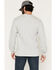 Image #4 - Lapco Men's FR Long Sleeve Henley T-Shirt, Grey, hi-res