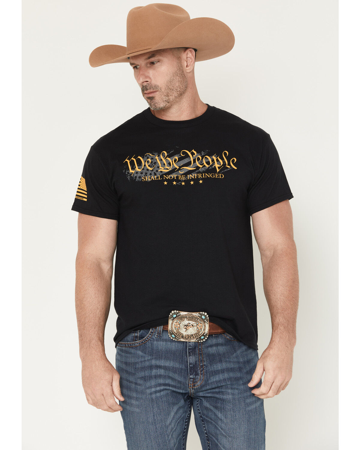 Image #1 - NRA Men's We The People Short Sleeve Graphic T-Shirt, Black, hi-res