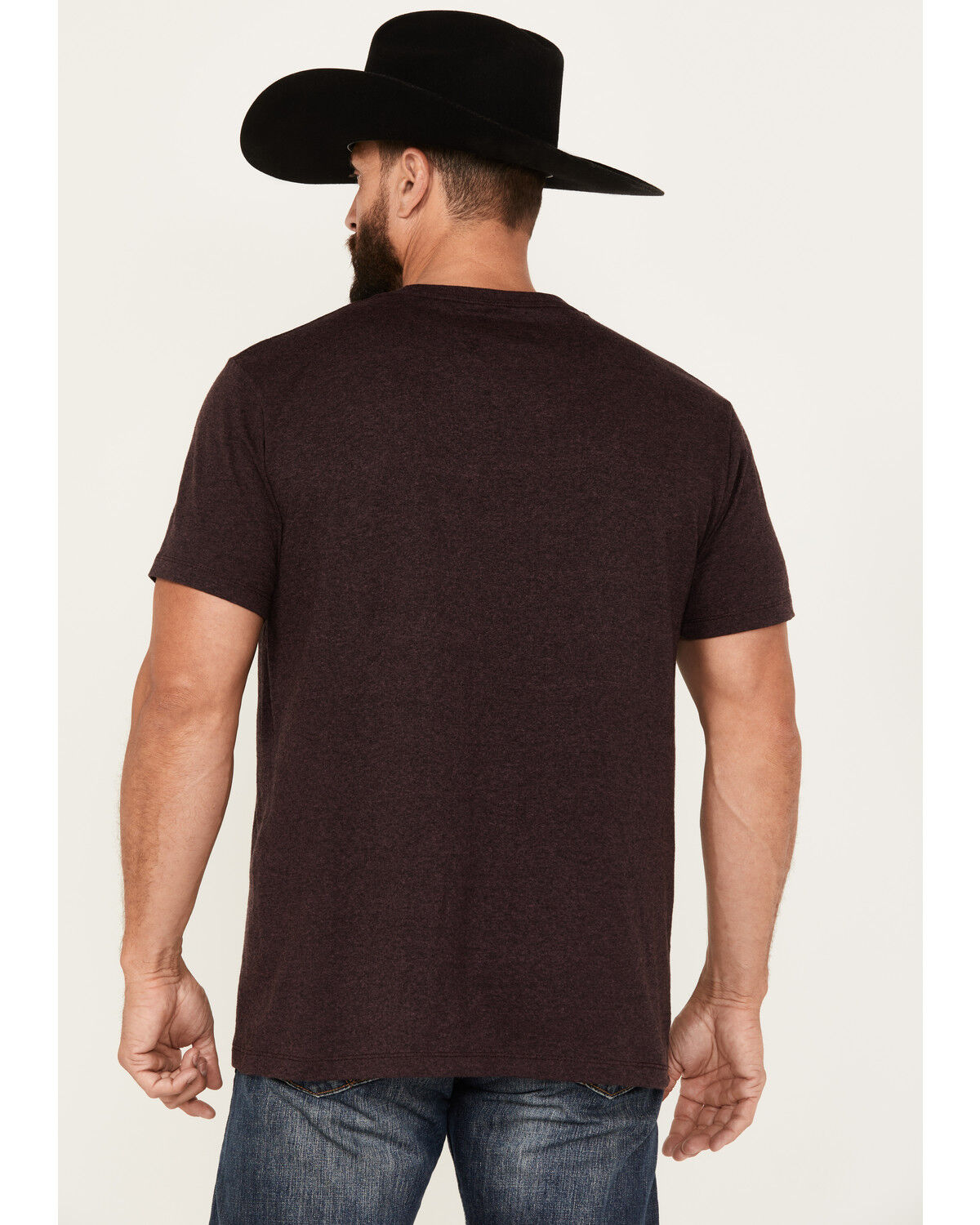 Image #4 - Cinch Men's Anglers Bait & Tackle Short Sleeve Graphic T-Shirt, Purple, hi-res