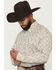 Image #2 - George Strait by Wrangler Men's Paisley Print Long Sleeve Button-Down Stretch Western Shirt, Brown, hi-res
