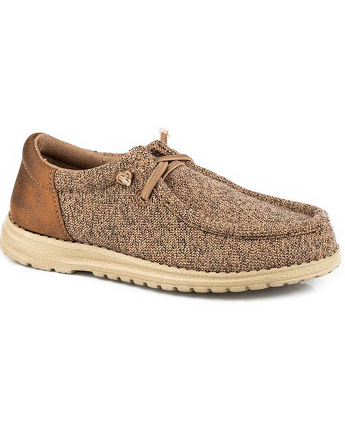 Image #1 - Roper Little Boys' Hang Loose Casual Shoes - Moc Toe, Tan, hi-res