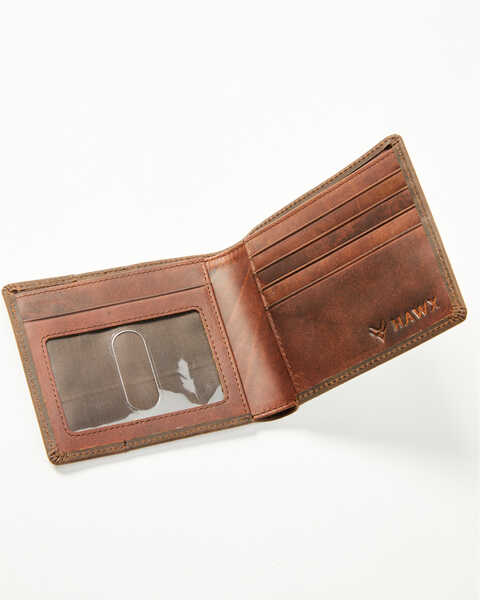 Image #3 - Hawx Men's Bi-Fold Wallet, Brown, hi-res