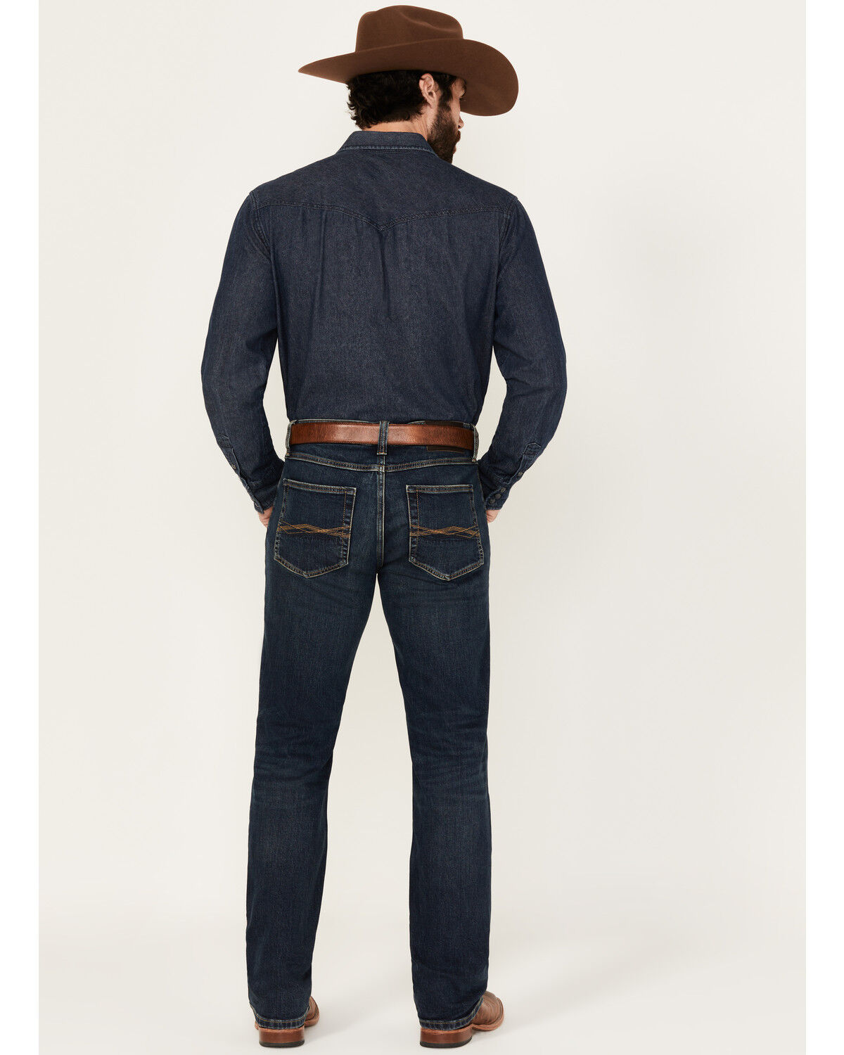 Image #3 - RANK 45® Men's Ambush Slim Straight Stretch Denim Jeans, Dark Wash, hi-res
