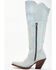 Image #3 - Dan Post Women's Denim Tall Western Boots - Snip Toe , Blue, hi-res