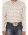 Image #3 - RANK 45® Men's Romans Medallion Print Long Sleeve Snap Performance Western Shirt, White, hi-res