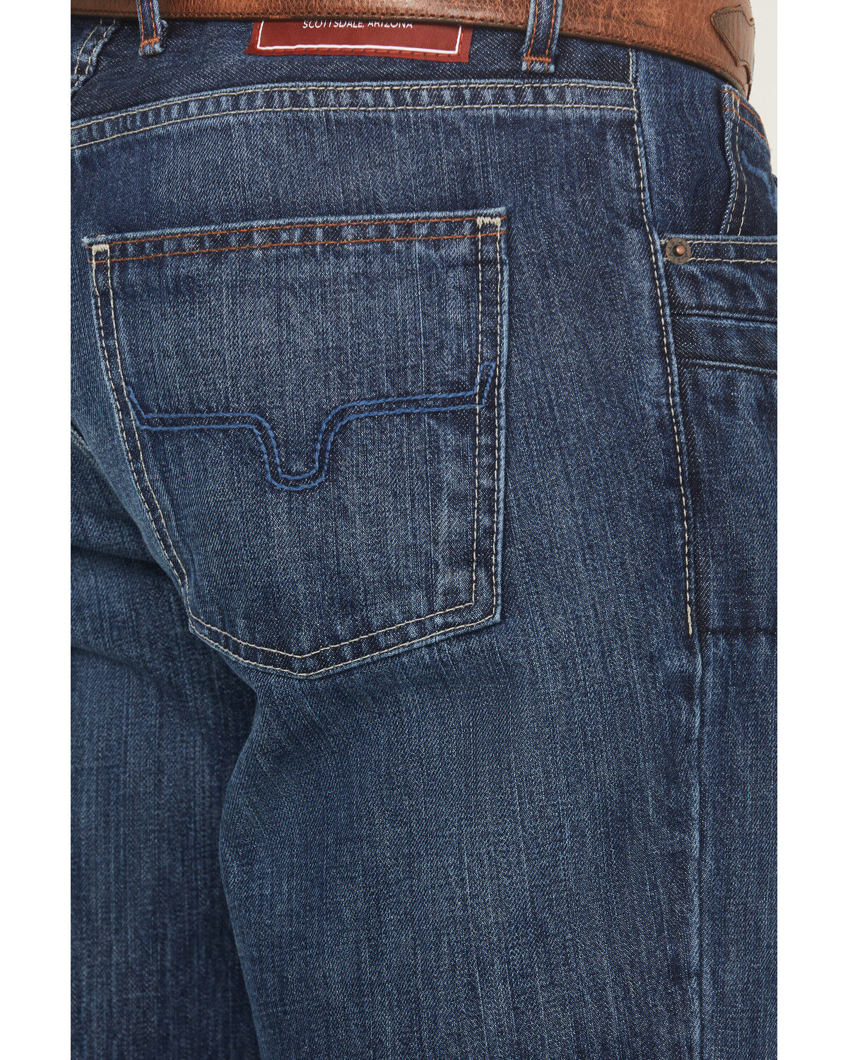 Image #4 - Kimes Ranch Men's Raw Dillon Low Relaxed Bootcut Jeans, Blue, hi-res