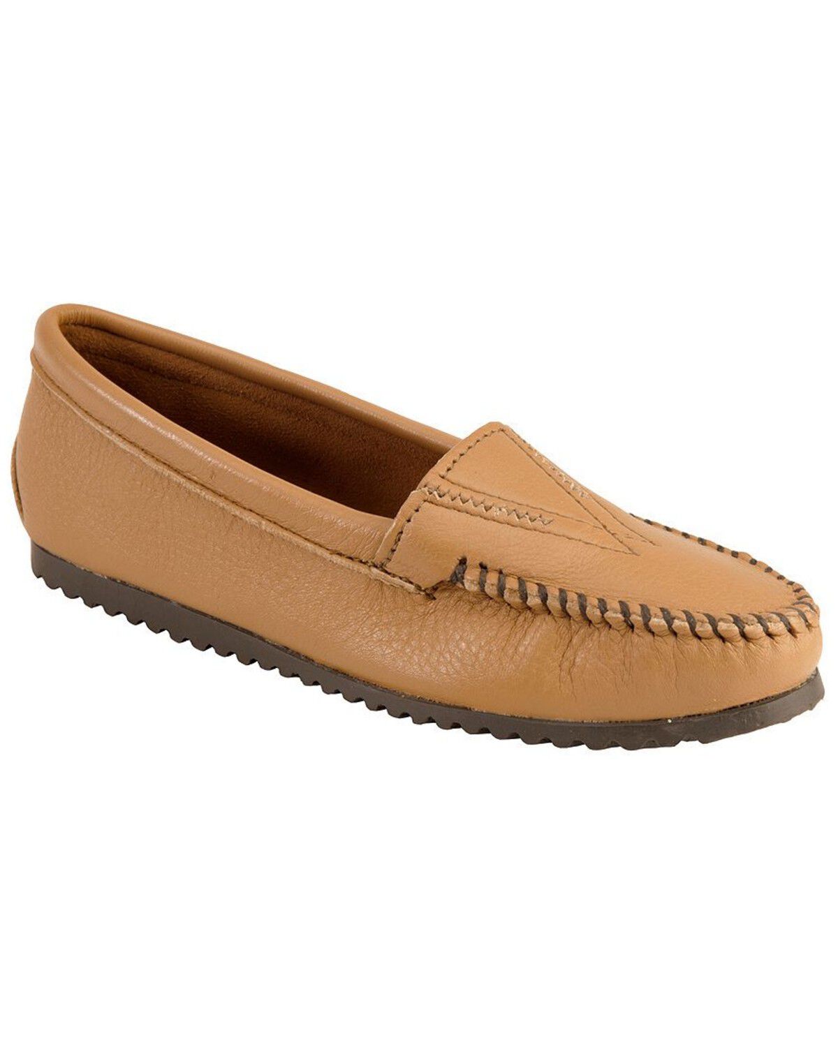 Deerskin minnetonka moccasins clearance