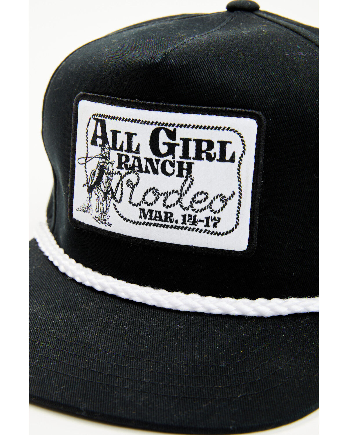 Image #2 - Cruel Girl Women's Rodeo Ball Cap, Black, hi-res