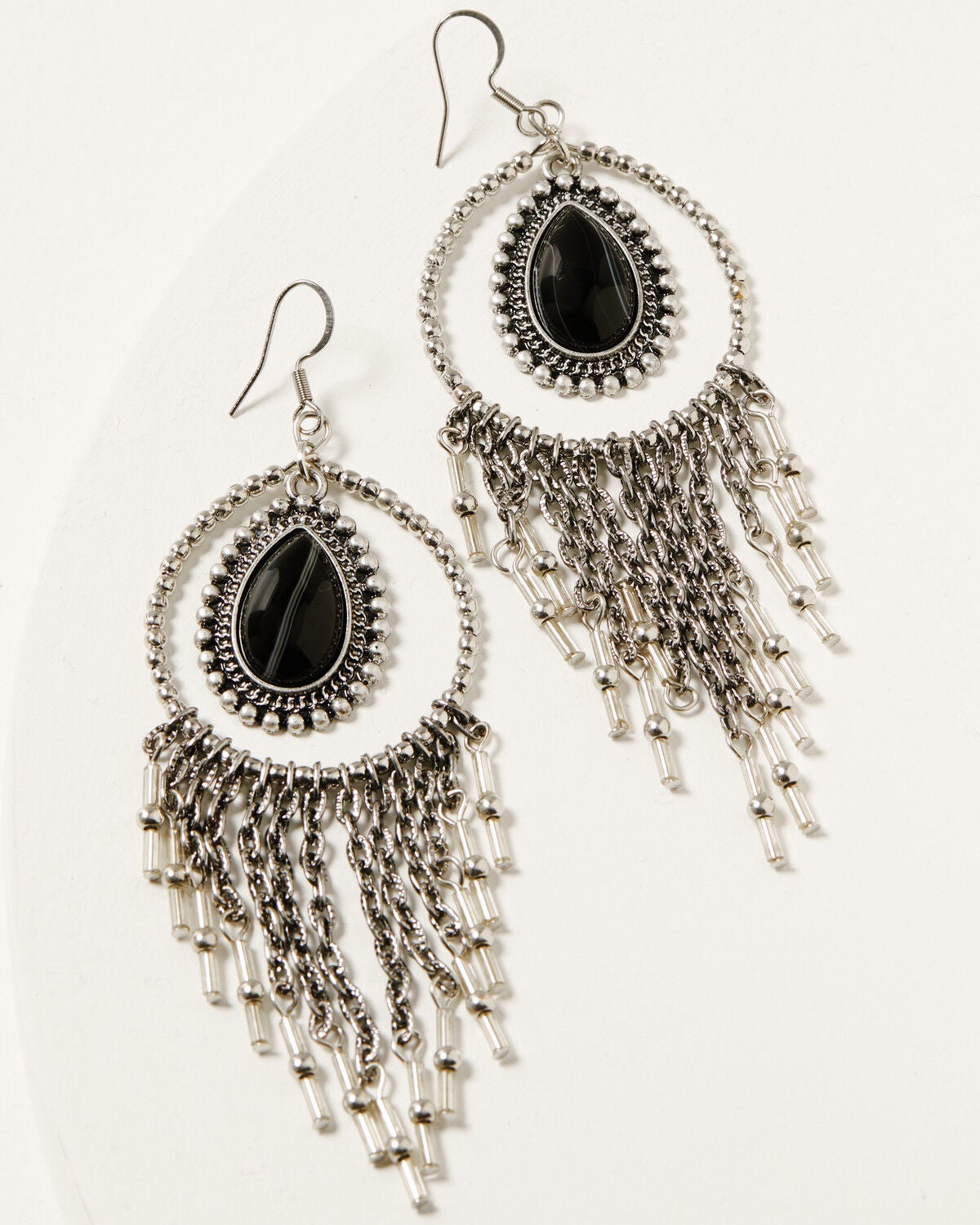 Image #1 - Idyllwind Women's Luna Black Earrings, Black, hi-res