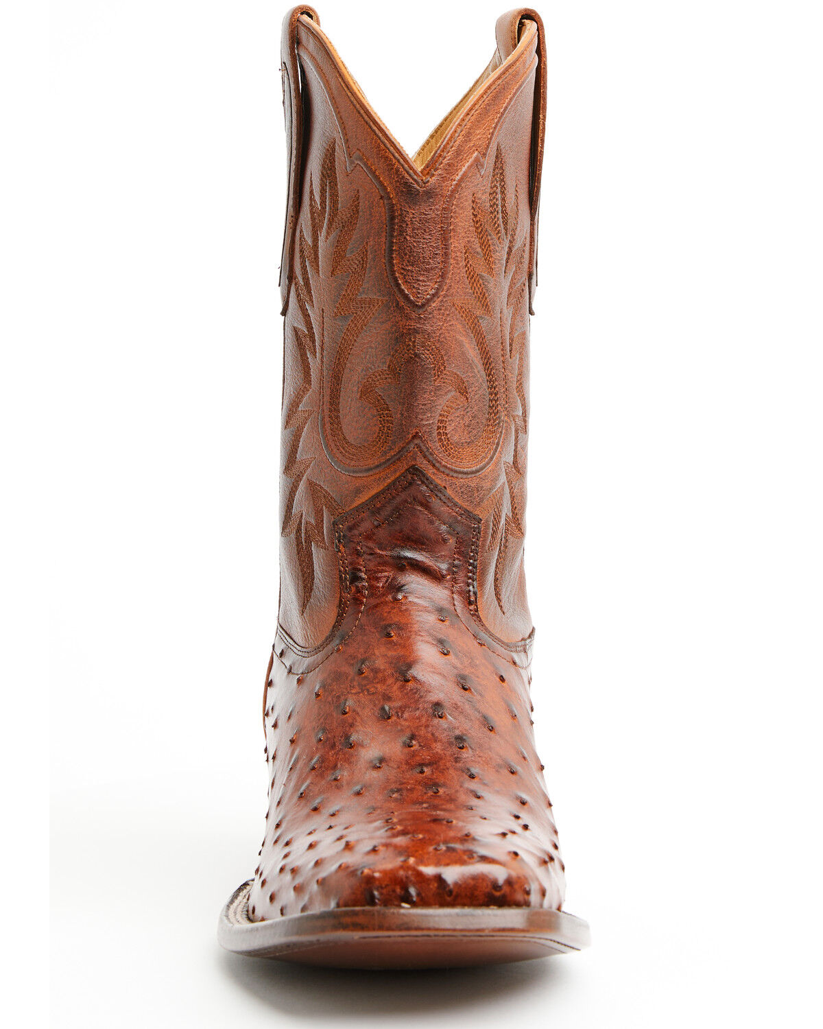 Image #4 - Cody James Black 1978® Men's The Hayward Exotic Full Quill Ostrich Western Boots - Broad Square Toe, Cognac, hi-res