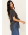 Image #2 - Blended Women's Drinks Well With Others Fringe Graphic Tee, Black, hi-res