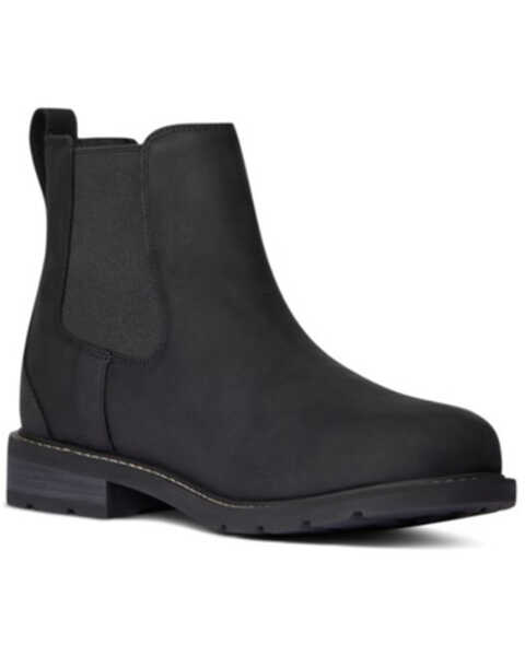 Ariat Men's Wexford Waterproof Chelsea Boots - Medium Toe , Black, hi-res