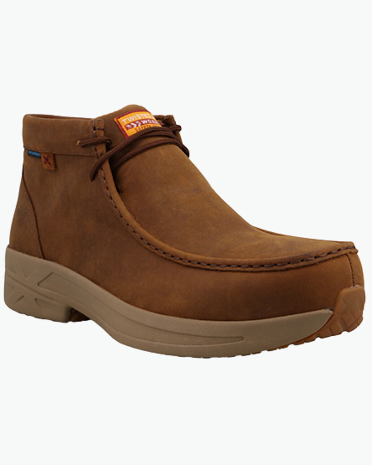 Twisted X Men's UltraLite X&trade; Moc Work Shoes - Nano Composite Toe, Brown, hi-res