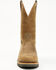 Image #4 - Cody James Men's USA Pull-On Work Boots - Composite Toe, Brown, hi-res