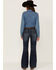Image #3 - Stetson Women's 214 Trouser Flare Jeans, Blue, hi-res