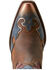 Image #4 - Ariat Women's Bravery Distressed Western Boots - Snip Toe, Brown, hi-res
