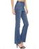 Image #3 - Cello Women's Medium Wash Button Kick Flare Jeans, Blue, hi-res