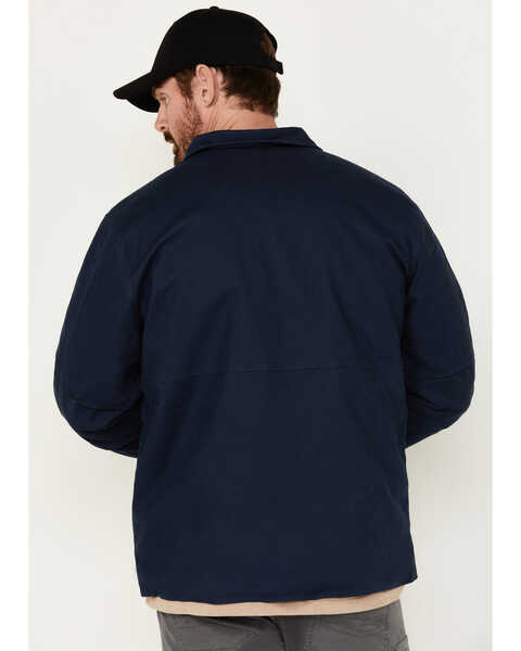 Image #4 - Hawx Men's Lined Chore Coat , Navy, hi-res