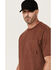 Image #2 - Hawx Men's Forge Short Sleeve Work T-Shirt, Mahogany, hi-res