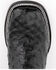 Ferrini Men's Full-Quill Ostrich Embroidered Western Boots - Broad Square Toe, Black, hi-res
