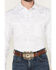 Image #3 - Scully Men's Embroidered Gunfighter Long Sleeve Pearl Snap Western Shirt, White, hi-res