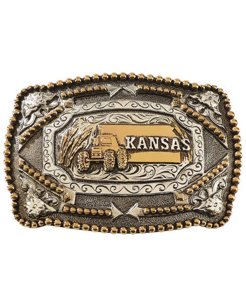 Cody James Kansas Belt Buckle, Multi, hi-res
