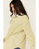 Image #2 - Ashley Women's Corduroy Sherpa Jacket, Green, hi-res