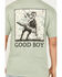 Image #4 - Buckwear Men's Good Boy Shed Fetch Short Sleeve Graphic T-Shirt, Sage, hi-res