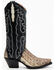 Image #2 - Dan Post Women's Karung Snake Exotic Western Boots - Snip Toe , Black, hi-res