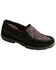 Image #1 - Twisted X Women's Southwestern Vamp Slip-On Driving Moc, Black, hi-res