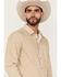 Image #2 - Gibson Trading Co Men's Lampshade Geo Print Long Sleeve Button-Down Stretch Western Shirt - Big, Gold, hi-res