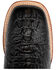 Image #6 - Ferrini Men's Caiman Croc Print Western Boots - Broad Square Toe, Black, hi-res