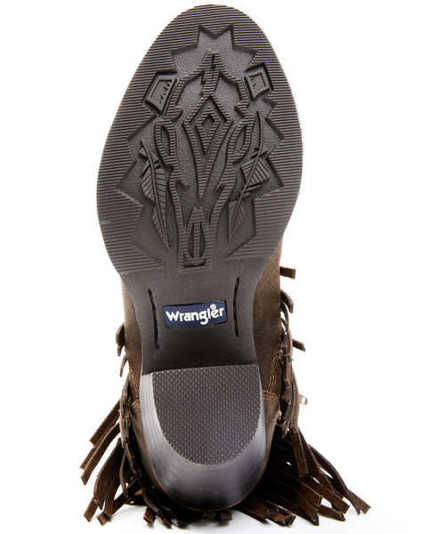 Image #7 - Wrangler Footwear Women's Maverick Fashion Booties - Round Toe, Dark Brown, hi-res