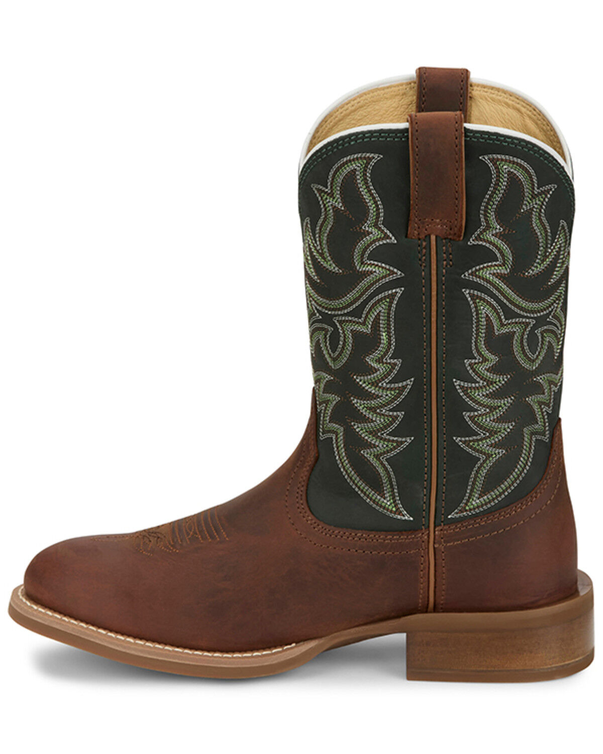 Image #3 - Justin Men's Wild Bill Performance Western Boots - Round Toe, Brown, hi-res