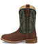Image #3 - Justin Men's Wild Bill Performance Western Boots - Round Toe, Brown, hi-res