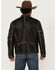 Image #4 - Scully Men's Leather Moto Jacket, Black, hi-res
