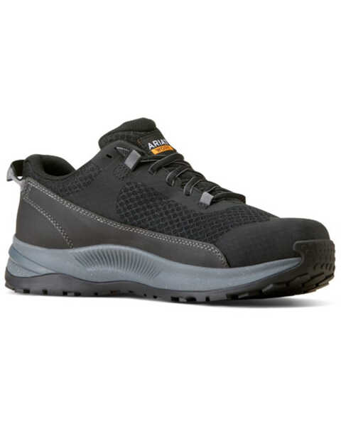 Ariat Men's Outpace Shift Work Shoes - Composite Toe , Black, hi-res