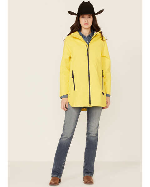 Image #4 - Pendleton Women's Shoalwater Hooded Rain Topper Jacket, Yellow, hi-res