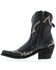 Image #3 - Liberty Black Women's Side Bug & Wrinkle Mosel Short Western Boots - Pointed Toe, Black, hi-res