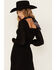 Image #4 - Idyllwind Women's Dallas Smocked Lace Crop Top, Black, hi-res