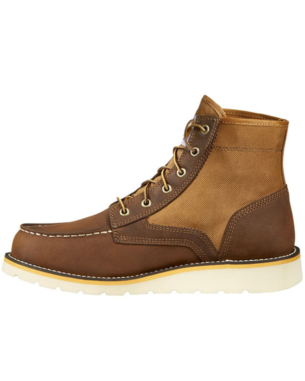 Image #3 - Carhartt Men's Wedge Ankle Work Boots - Soft Toe, Brown, hi-res