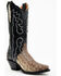 Image #1 - Dan Post Women's Karung Snake Exotic Western Boots - Snip Toe , Black, hi-res