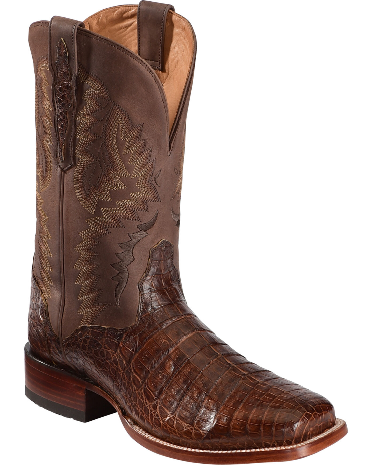 Handmade square clearance toe boots