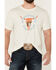 Image #3 - Cody James Men's Lonesome Sundown Steerhead Graphic Short Sleeve T-Shirt , Cream, hi-res