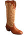 Twisted X Women's Buckaroo Western Boots - Wide Square Toe, Brown, hi-res