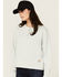 Image #2 - Carhartt Women's Loose Fit Midweight Henley Sweatshirt , Seafoam, hi-res